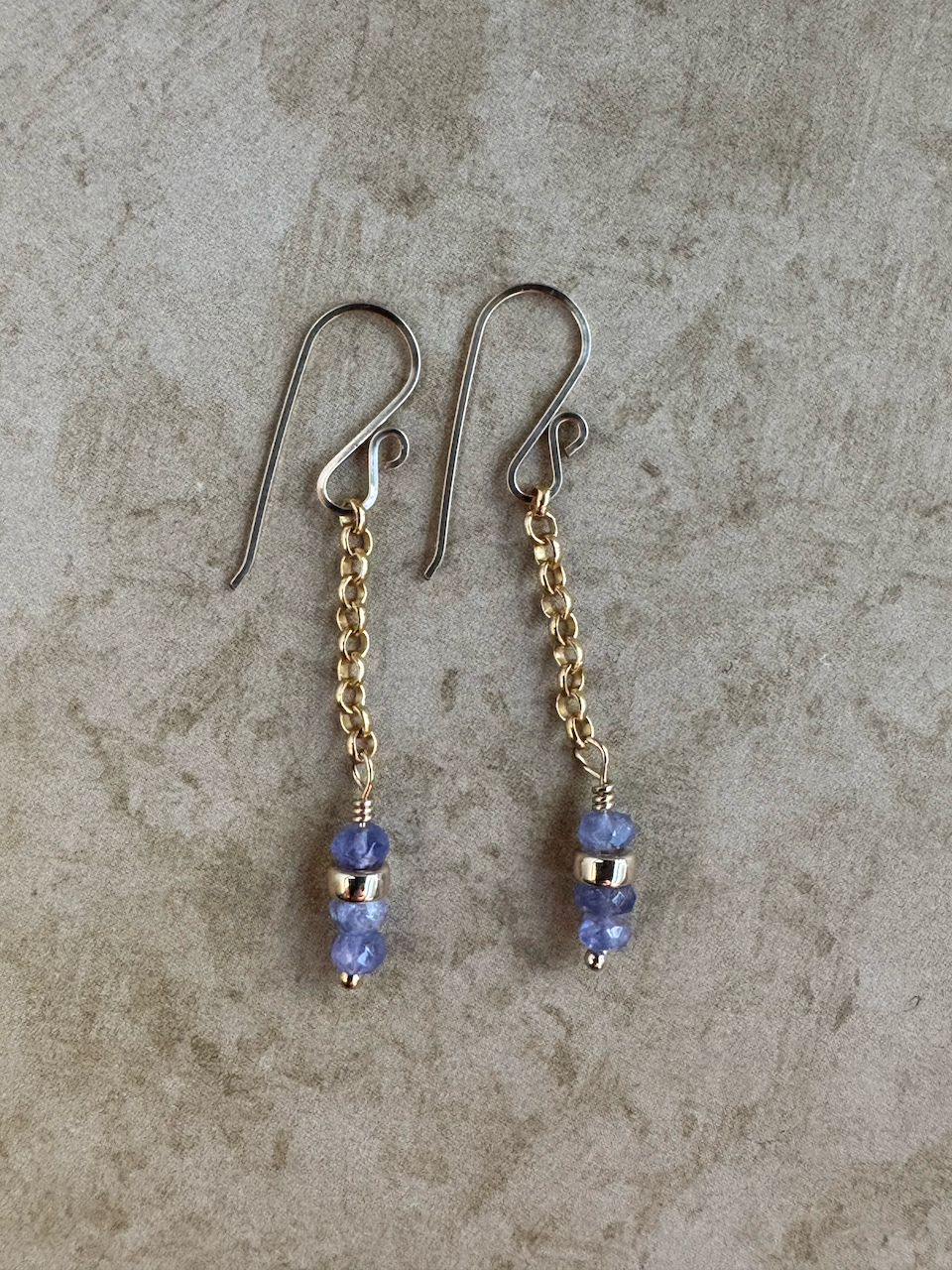 Simple Elegance Limited Edition: Gold-Filled Tanzanite Earrings