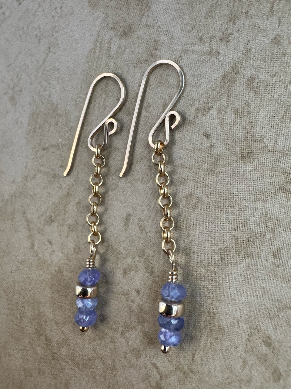 Simple Elegance Limited Edition: Gold-Filled Tanzanite Earrings