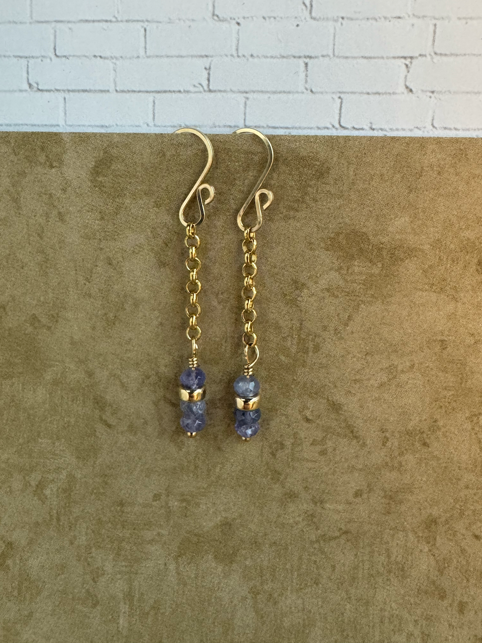 Simple Elegance Limited Edition: Gold-Filled Tanzanite Earrings