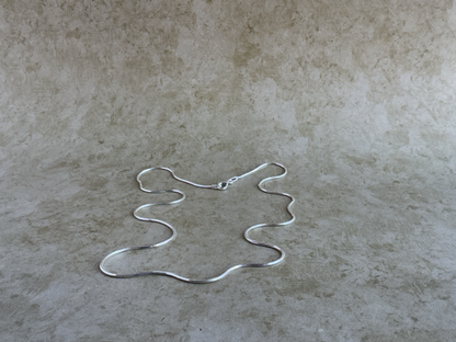 Sterling Silver .8mm Diamond Cut Snake Chain