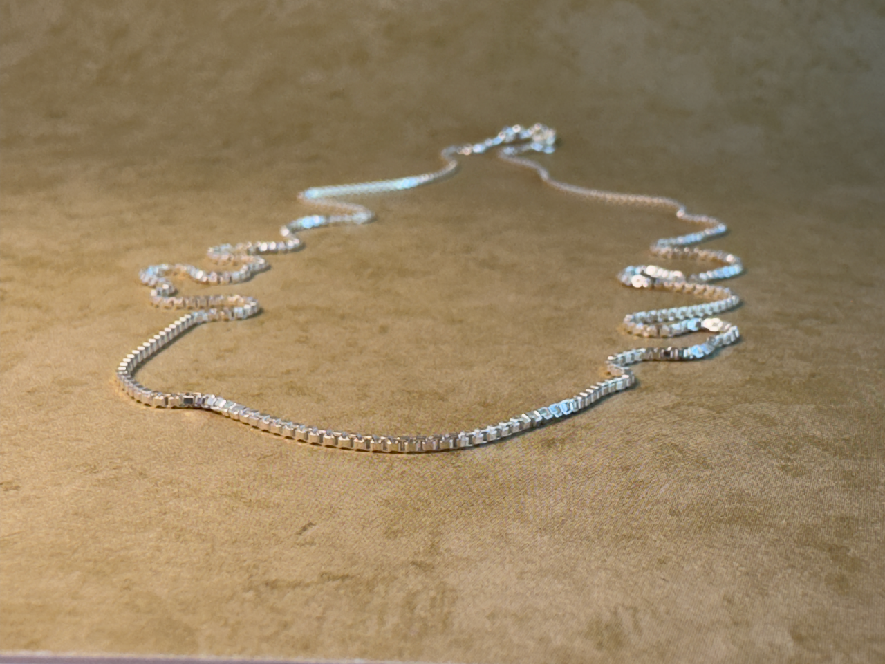 Sterling Silver 1mm 18" Box Chain