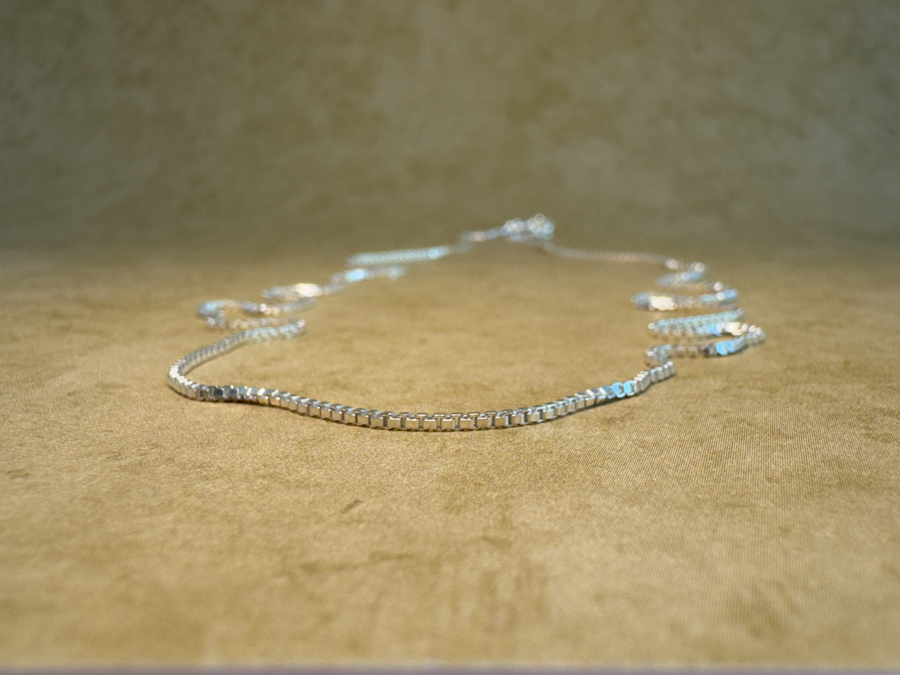 Sterling Silver 1mm 18" Box Chain