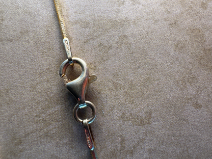 Yellow Gold over Sterling Silver .8mm Diamond Cut Snake Chain