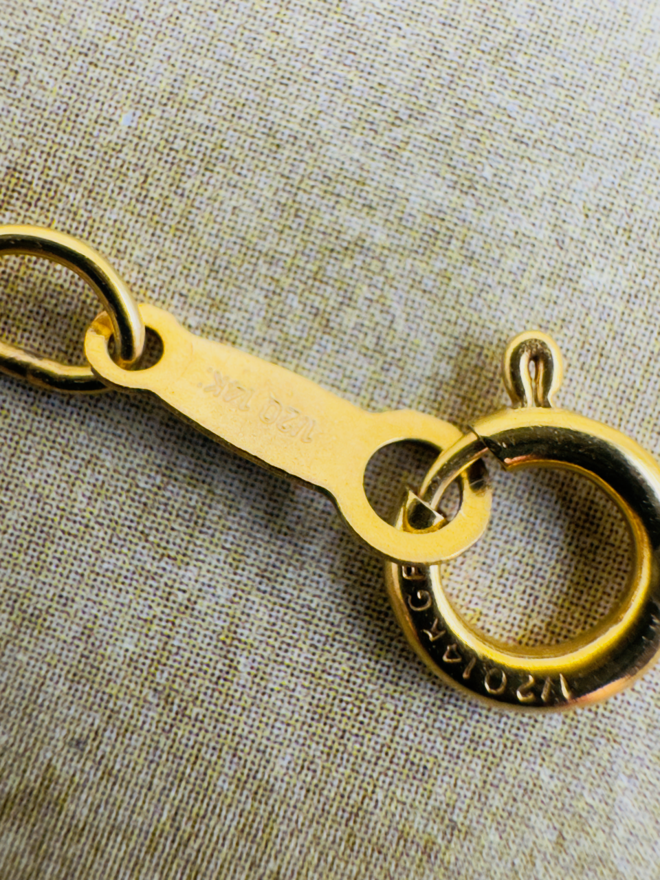Gold-Filled Thin Crinkle Chain