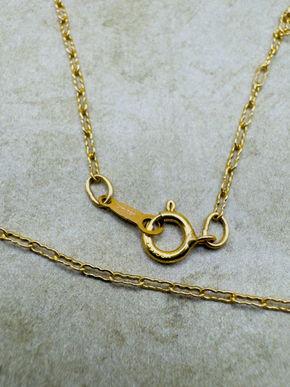 Gold-Filled Thin Crinkle Chain