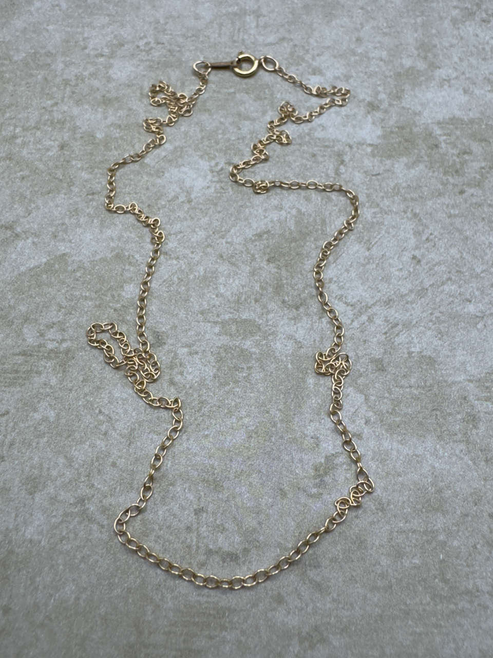 Yellow Gold-Filled 20" Thin Cable Chain