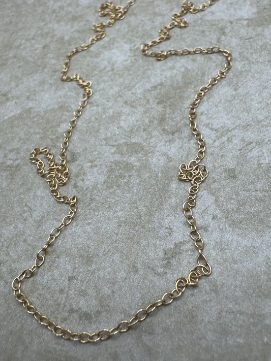 Yellow Gold-Filled 20" Thin Cable Chain