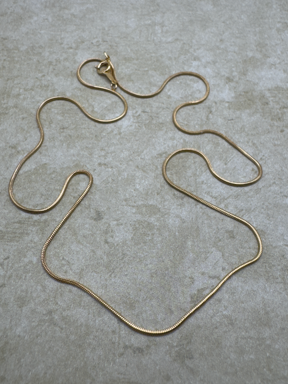 Gold-Filled 18" Regular Snake Chain