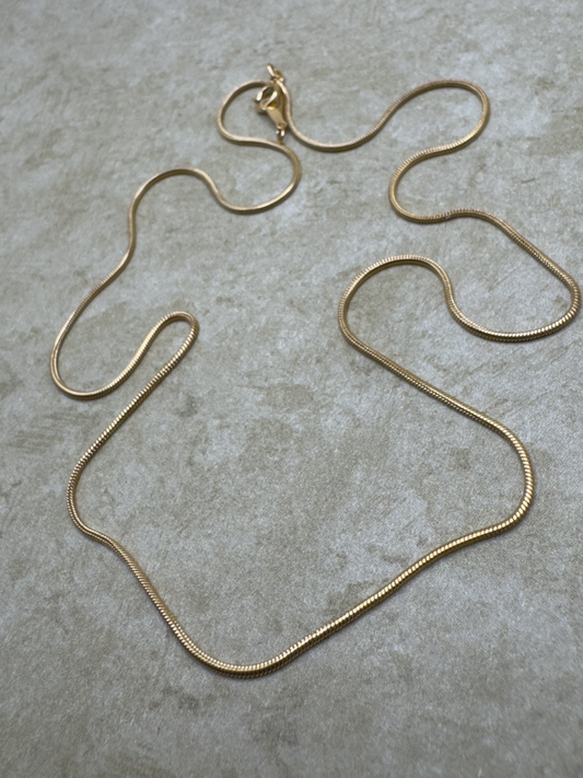 Gold-Filled 18" Regular Snake Chain
